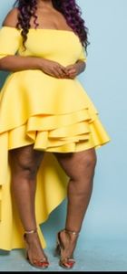 Beautiful bright yellow dress